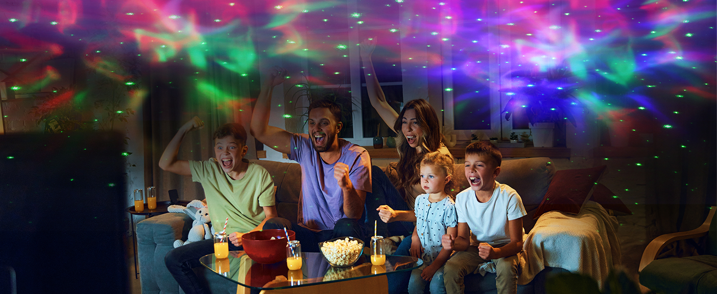 LED Галактичний проектор зоряного неба з музикою Sternenhimmel, бейсбольний астронавт, нічник із пультом для спальні, проєктор зірок для дітей і дорослих, синій