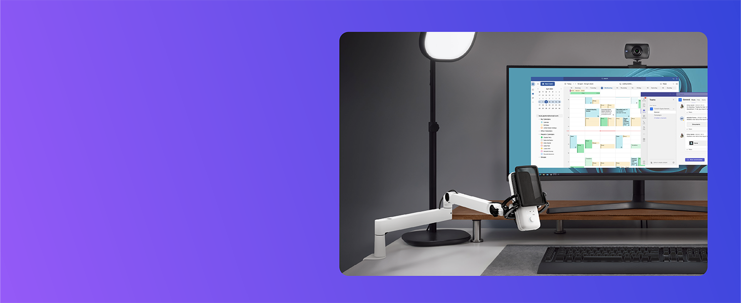 Elgato Wave Mic Arm LP White - Мікрофонна стійка Elgato Wave LP White для подкастів, стрімінгу та геймінгу