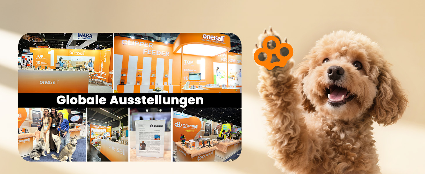 Машинка для стрижки собак Oneisall Leise Hundeschermaschine Upgrade Pro, професійна машинка для собак та котів, акумулятор 2000mAh, водонепроникна IPX7, для догляду за шерстю вдома