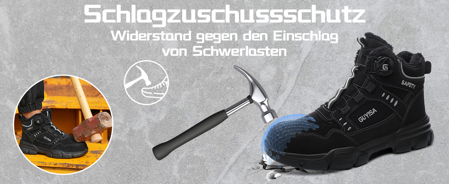 Черевики робочі зимові чоловічі/жіночі, зимові захисні черевики з підкладкою, водонепроникні, черевики безпеки зі сталевим підноском, антиковзкі, теплі, з швидкою застібкою, самозатягування, 36-46 EU, бронзові, 45 EU