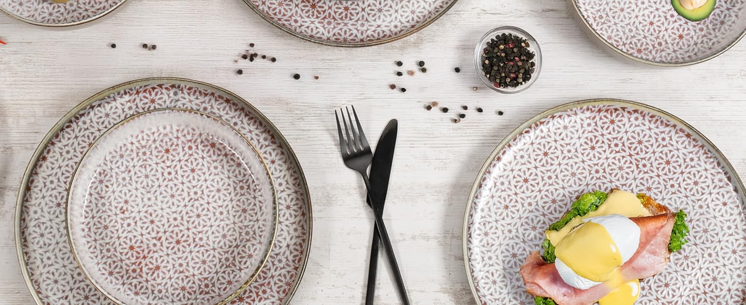 Набір мисок Moritz & Moritz ALHAMBRA 6 шт. блакитні - стильні та міцні миски з порцеляни для мюслі, супів та салатів. Можна мити в посудомийній машині, підходять для мікрохвильової печі, ідеальні для щоденного використання.