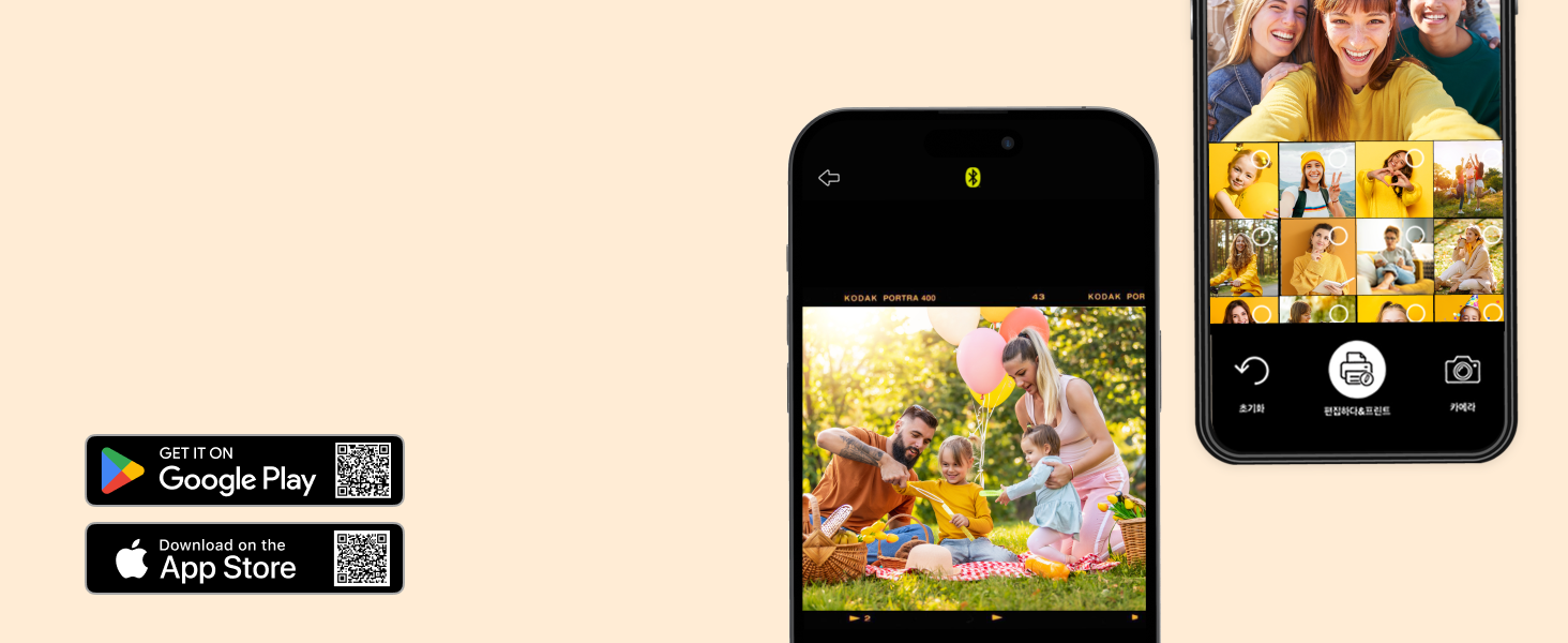 Фотодрук Kodak Dock Plus 4PASS: портативний принтер для фото 10x15 см + 10 аркушів жовтого паперу