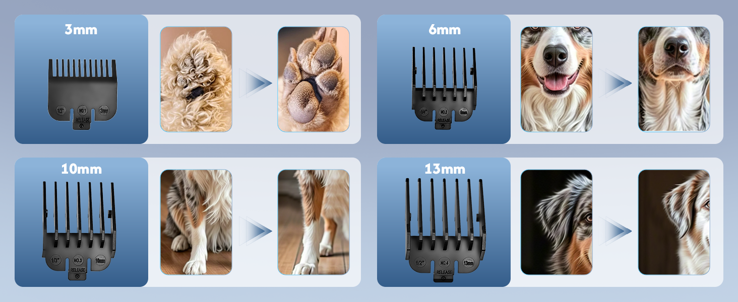 Професійна машинка для стрижки собак з товстим хутром, бездротова LED-машинка для грумінгу собак, тиха, акумуляторна, з набором для догляду за кігтями (срібна)