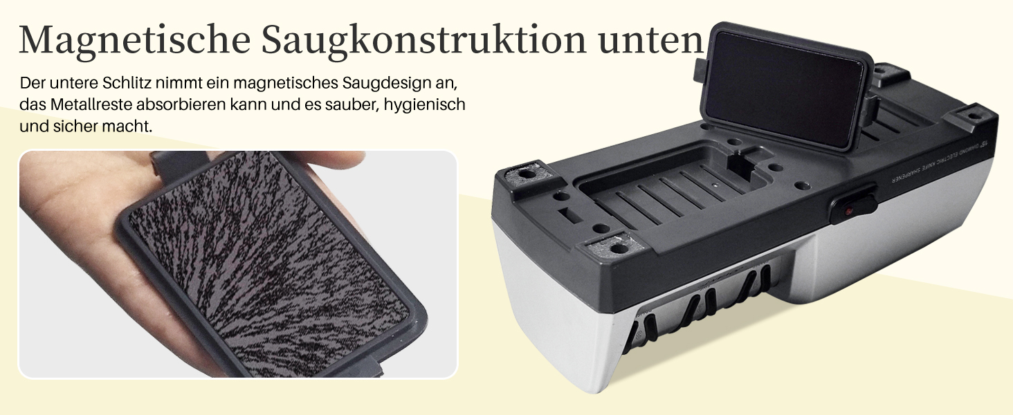Електричний точило для ножів 15 градусів 3-в-1 для м'яса та овочів, професійний, для грубого, тонкого шліфування та полірування кухонних ножів (включно з кухонними ножами)