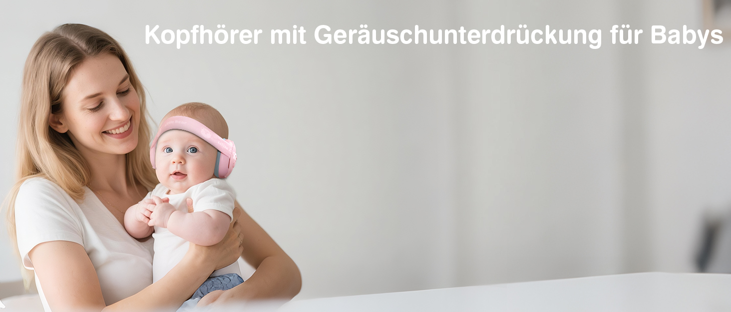 Навушники для дітей, захист вух, 2-в-1, шумопоглинання, сірий колір