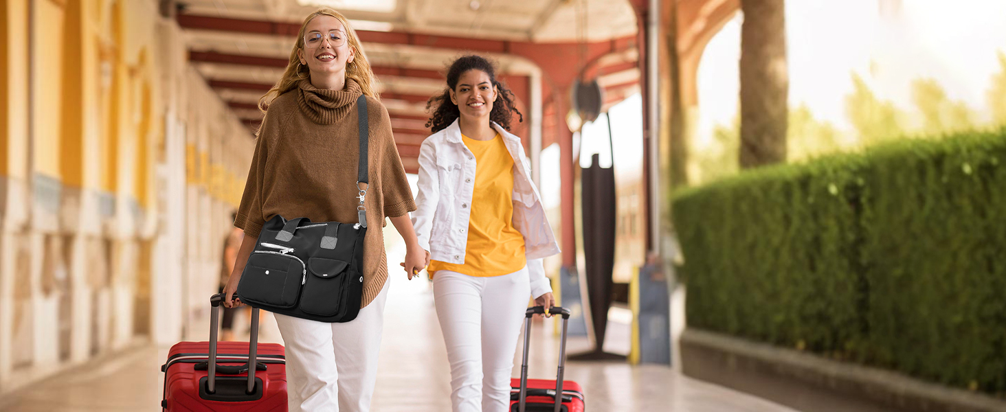 Сумка жіноча DIRRONA велика – містка сумка-шопер для міста, роботи, університету та подорожей з відділеннями, знімним ременем, темно-синя