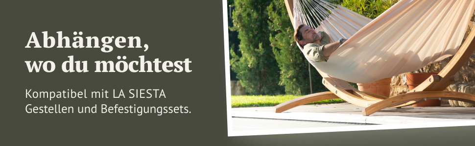 Гамак LA SIESTA® Brisa – класичний, ручної роботи в Колумбії, ширина 160 см, блакитний, для дому та відпочинку на природі (кріплення до дерева та стіни)