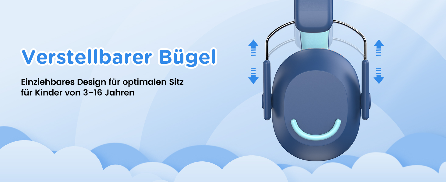 Навушники шумопоглинаючі для дітей Link Dream, SNR 30dB, 3-16 років, блакитні