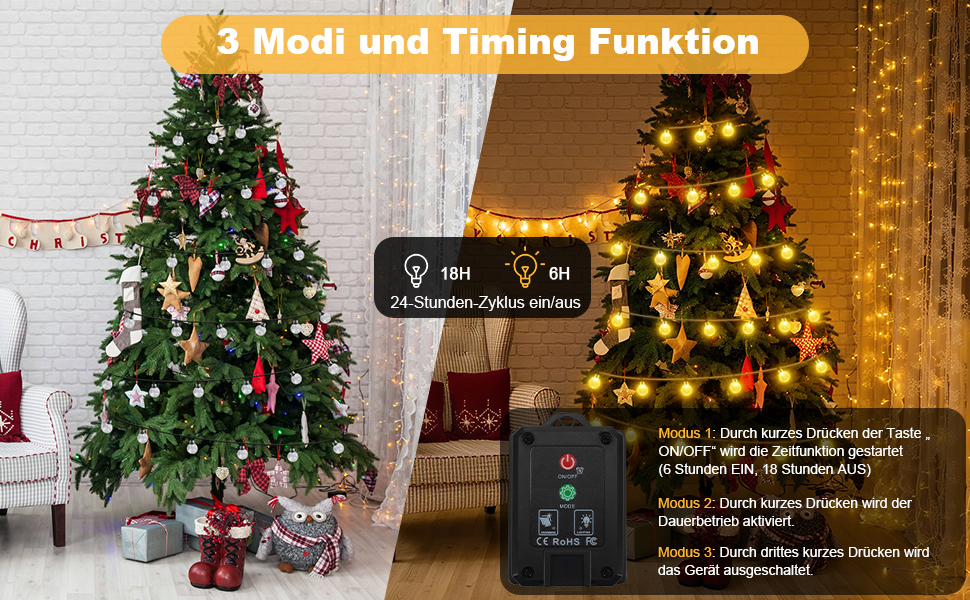 Сонячна гірлянда для вулиці, 60 LED, 13.2м, 8 режимів, IP65, тепле світло. Декорація для балкона, тераси, саду, ялинки.