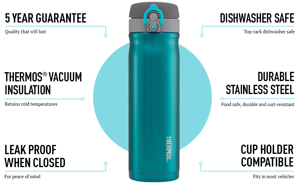Stainless Steel Insulated Tumbler - 470ml Green - Leakproof
