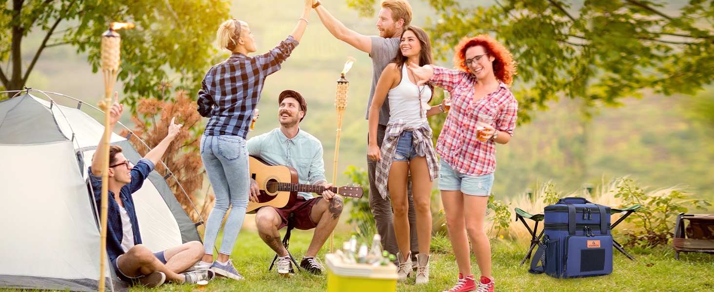 Тактична ланч-торба HSHRISH: велика ізольована сумка-холодильник для чоловіків та дорослих, водонепроникна, з 15L об'ємом, чорно-камуфляжний колір