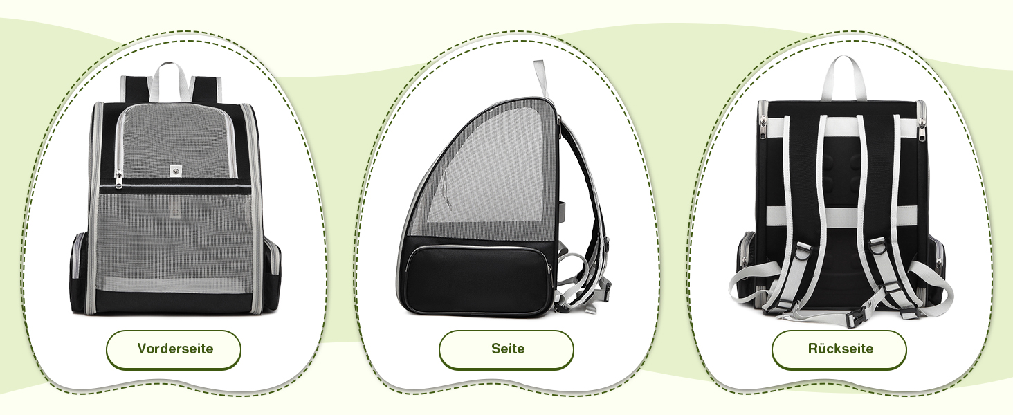 Рюкзак для тварин Allsopets: дихаючий, для котів та собак, маленьких порід, для подорожей та активного відпочинку (кремовий жовтий)