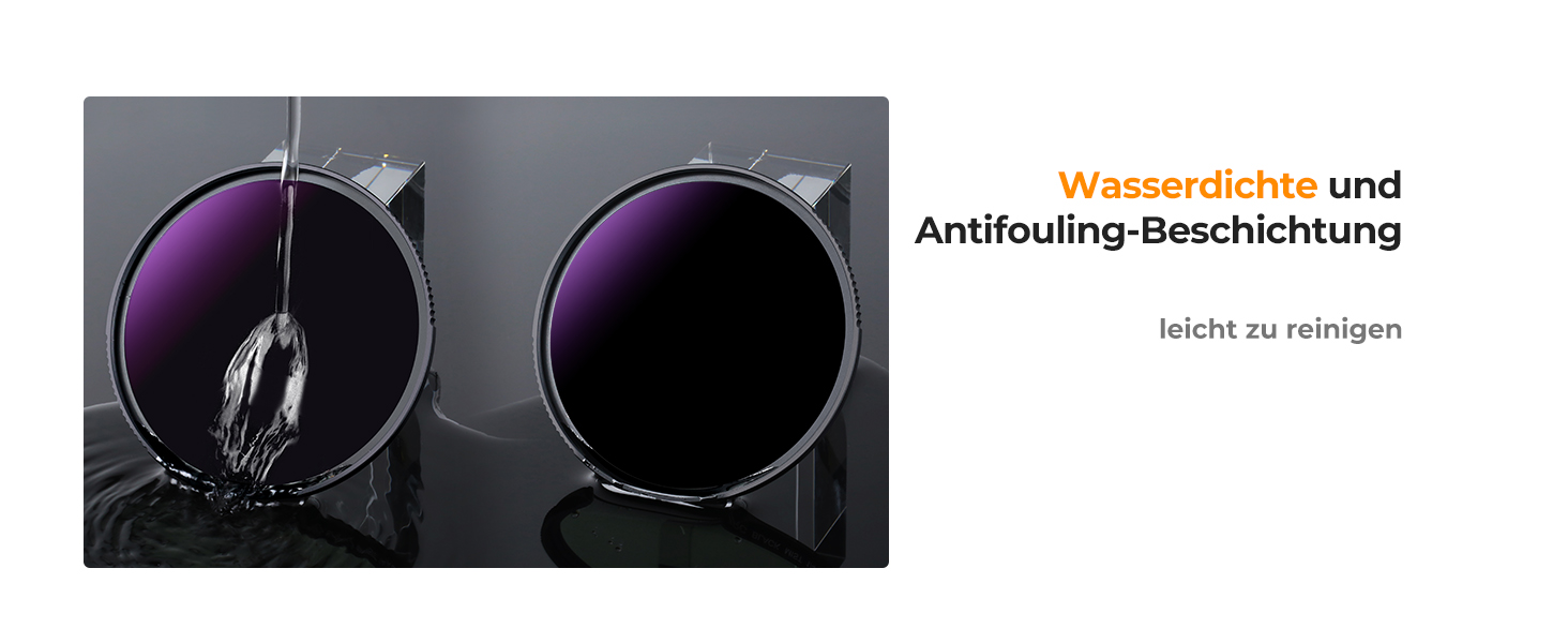 Фільтр K&F Concept Nano-X Serie 82mm ND1000000 - нейтральний фільтр (20 ступенів затемнення) для фотографії небесних явищ