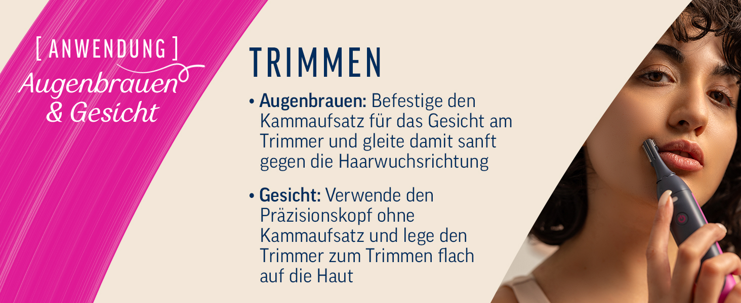 Триммер Veet Expert Intimate All-In-One: для обличчя, брів, інтимної зони та під пахвами - водонепроникний