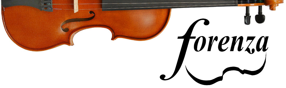Скрипка Forenza Prima 2 4/4 - повний набір з ебонієвими накладками, кілочками, легким струною, дерев'яним луком, Розінг та сталевими пряжками. Повнорозмірна скрипка.