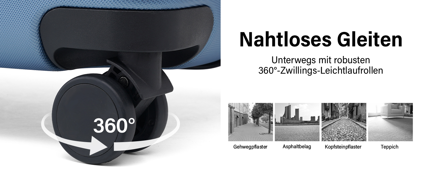 Набір валіз COOLIFE 3 в 1: Жовто-чорний дорожній набір з TSA-замком та телескопічним ручками | Rollkoffer