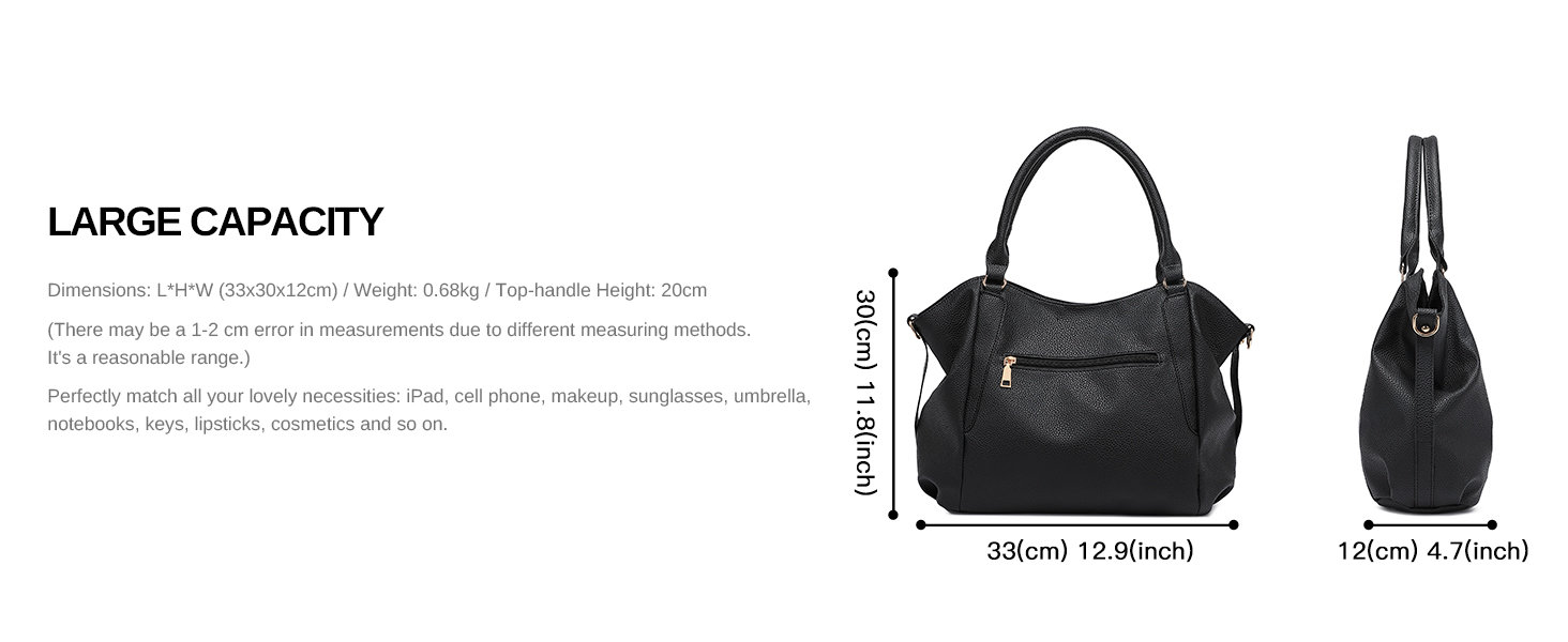 Сумка жіноча Miss Lulu велика шопер-тоут з м'якої PU шкіри бежевого кольору, сумка через плече середнього розміру