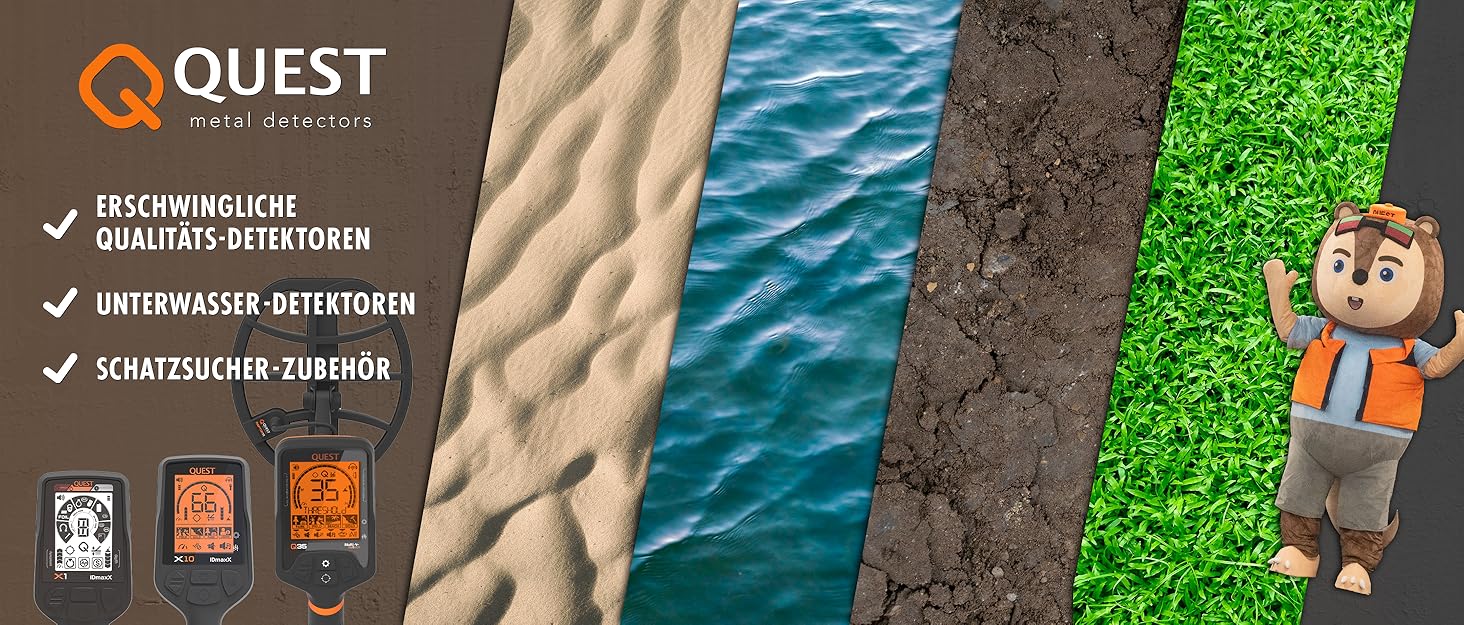 Металодетектор Quest X1 IDmaxX Комплект, з аксесуарами
