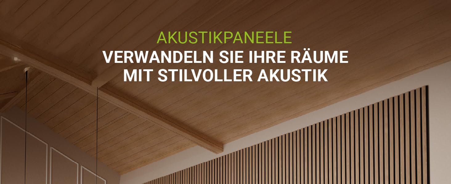 Акустичні панелі Juskys для стін, набір 4 шт (2,88 м²), 120x60 см, шумопоглинаючі декоративні панелі від луна та шуму, колір: Дуб (Темний натуральний дуб)