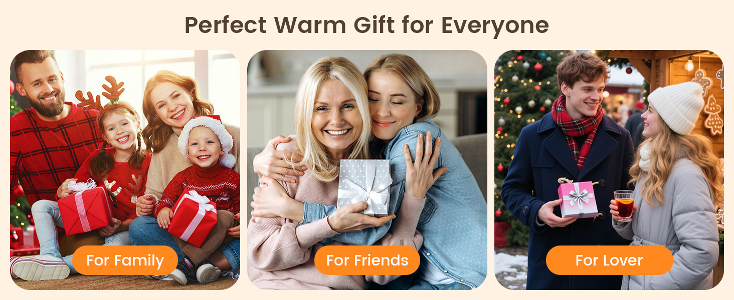 Електричні грілки для рук 2 шт. з підзарядкою, багаторазові, 3 режими нагріву, портативні, для жінок та чоловіків, для відпочинку на природі, кемпінгу, гольфу, полювання, чорного кольору