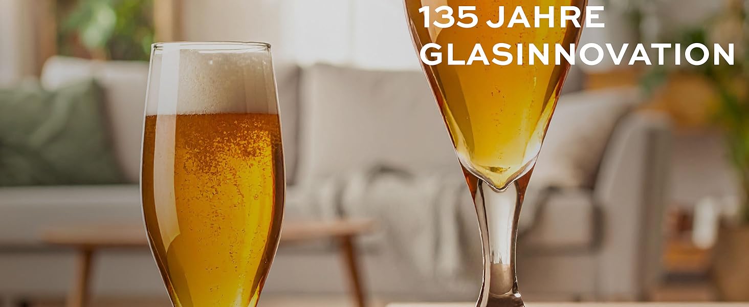 Набір пивних келихів Stölzle Lausitz Iserlohn 6 шт, 400 мл – для Pilsner та іншого пива – Кришталеві келихи, виготовлені в Німеччині