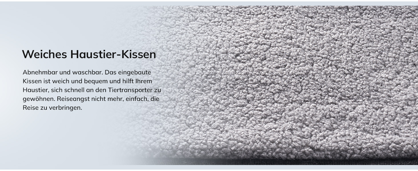 Транспортна переноска для котів та цуценят Morpilot до 5 кг, сіра, з колесами, 28 x 28 x 43 см