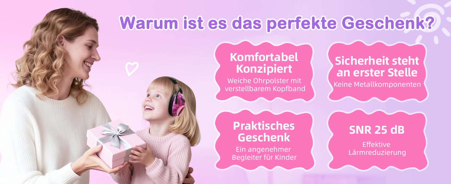 Навушники для захисту від шуму ZOHAN 030 для дітей 3-18 років, для дітей з аутизмом, для школи, концерту, галактичний дизайн