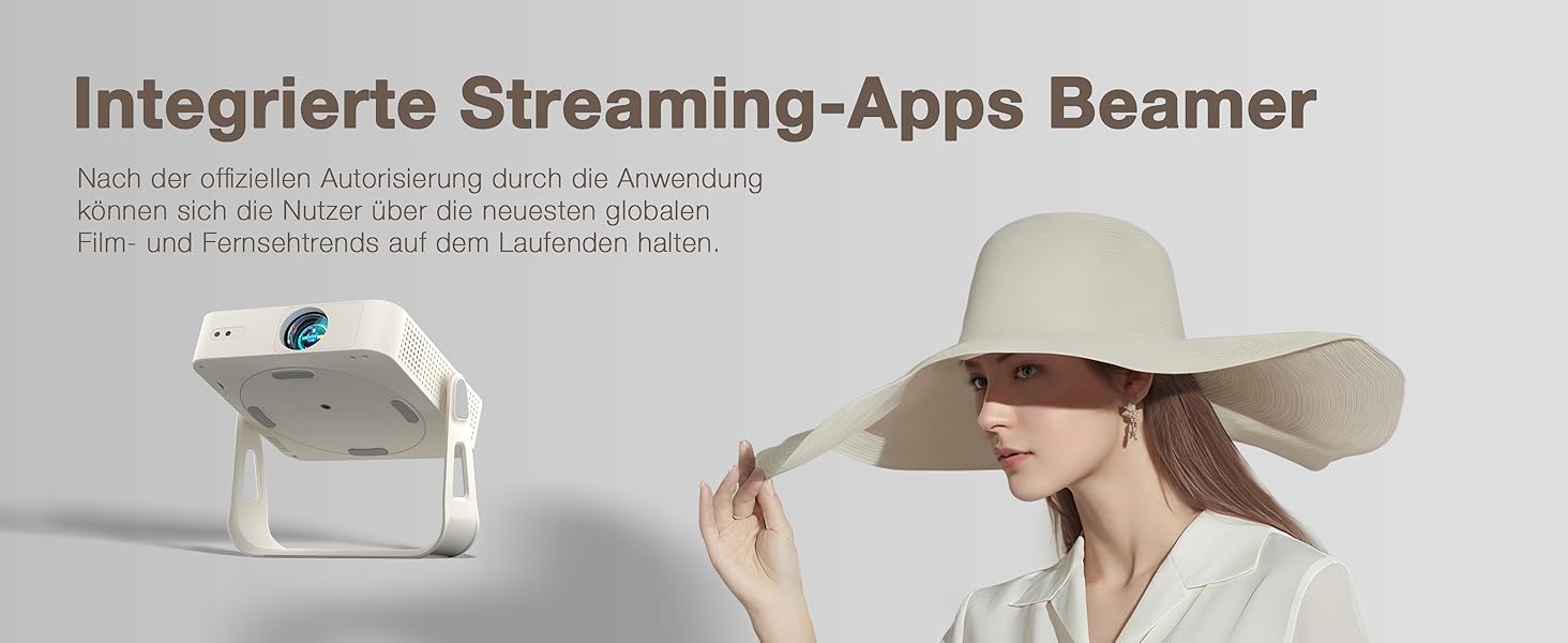 Mini проєктор VOPLLS 4K з автофокусом та корекцією трапеції: Full HD WiFi6 Bluetooth, 700ANSI, для дому та на вулиці (Чорний)