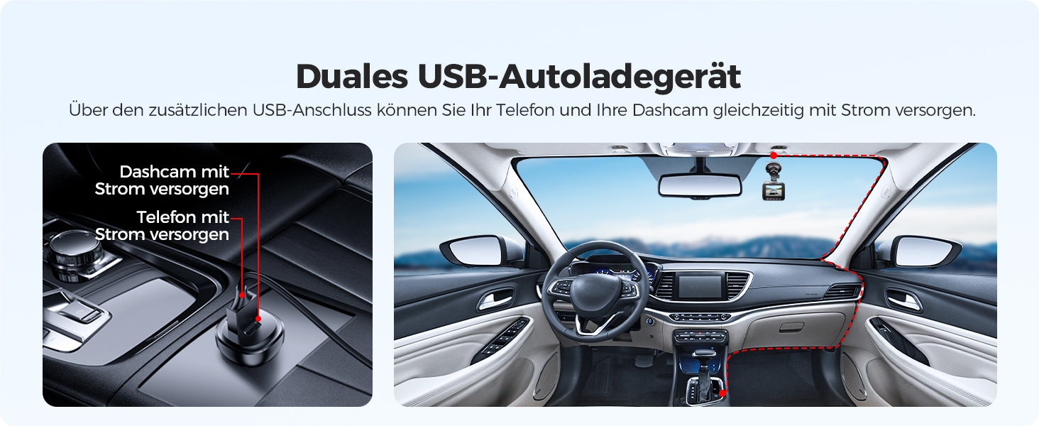 Відеореєстратор AZDOME GS63H 4K з Wi-Fi, GPS, Нічне бачення та Широким кутом 170°, WDR, IPS 2.4', Паркувальний режим, Детектор руху, Циклічна запис