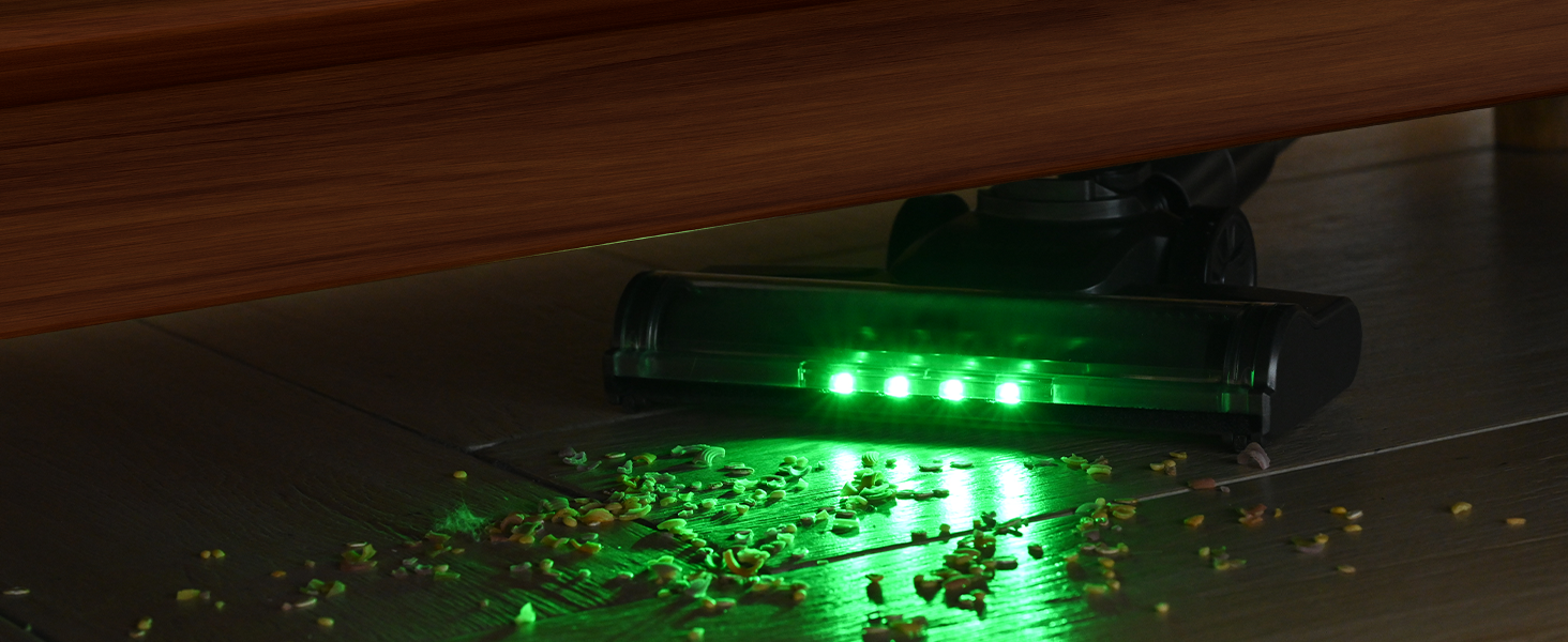 Версліф: Бездротовий акумуляторний пилосос 500W, 45 хв роботи, 40kPa, з LED-дисплеєм, для дому, авто, прибирання шерсті тварин, синій