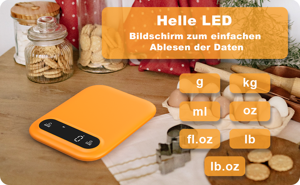 Цифрова кухонна вага GRAM PRES Digitale 11lb/0.01oz - для приготування, випічки та контролю ваги