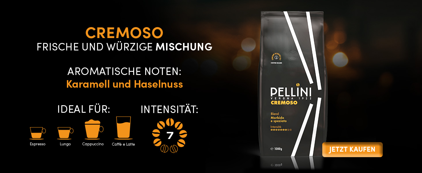 Кава в зернах Pellini N.9 Cremoso для еспресо, 1 кг