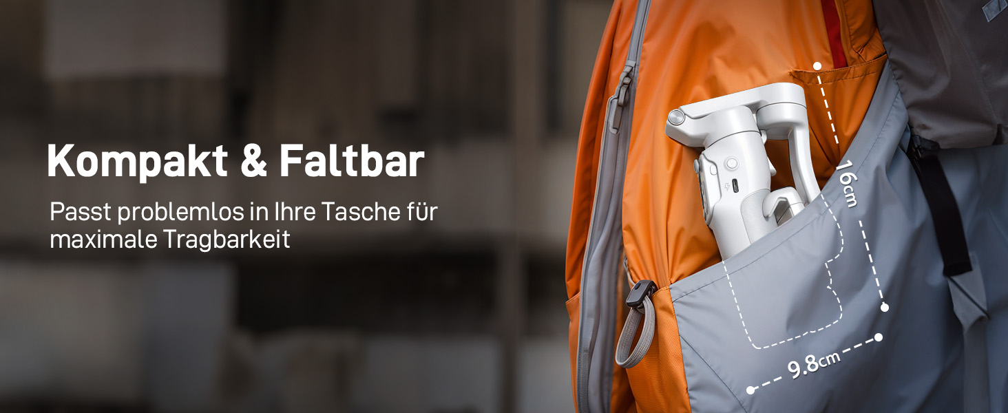 Hohem iSteady V3 - Стабілізатор для смартфона з контролером, AI-трекером та розсувним штативом, 3-осьовий