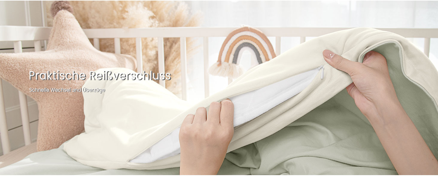 Бетліня для дітей Lulumoon з мусліну 100x135 см: комплект простирадла 100x135 + наволочка 40x60 см з бавовни Oeko-TEX Standard – легка та комфортна постільна білизна для малюків