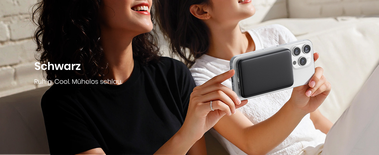 Power Bank A ADDTOP 10000mAh з PD 20W, USB-C, бездротова зарядка та LED дисплеєм (Рожевий)