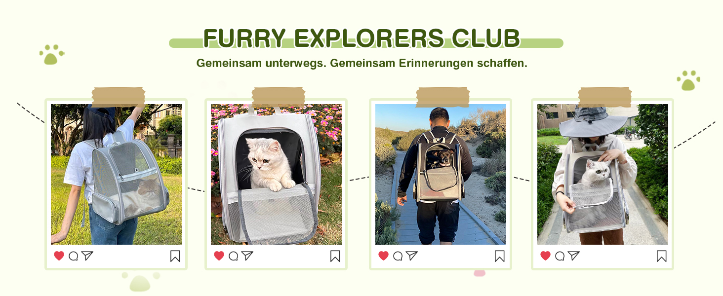 Рюкзак для тварин Allsopets: дихаючий, для котів та собак, маленьких порід, для подорожей та активного відпочинку (кремовий жовтий)