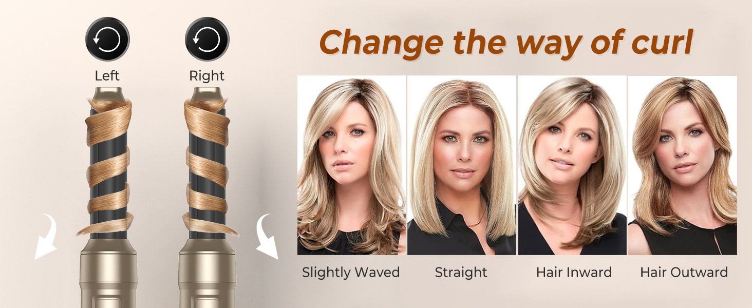 Фен-щітка 6 в 1 Airbrush Pro - професійний набір для укладки волосся | 1000W, круглі щітки, керлер, щітка для термоукладки, фен-щітка, фен, випрямляч | Для всіх типів волосся - блакитний (елегантне золото)