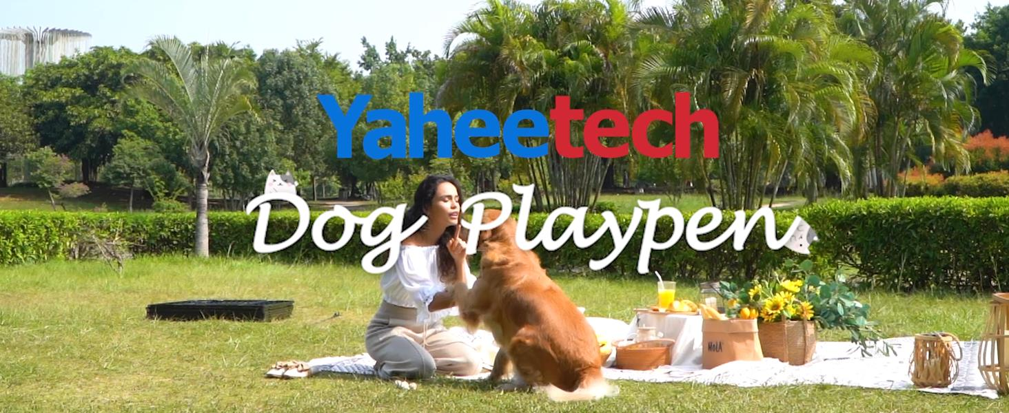 Вольєр для цуценят Yaheetech 8-секційний, вольєр для собак з замком, переносна сумка та кріпильні ремені, для дому та саду, легка збірка (80см, 24шт)