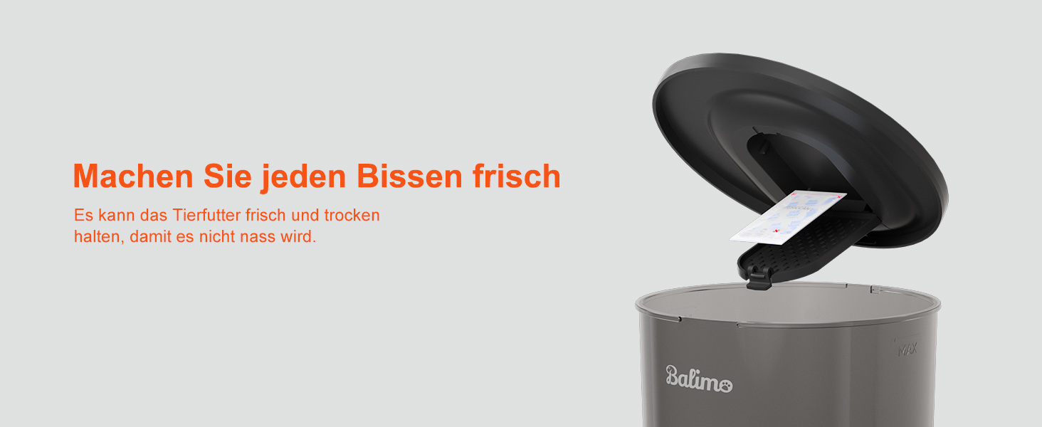 Автоматичний кормушка для котів Balimo 3L з Wi-Fi, програмування, для собак та котів, чорний