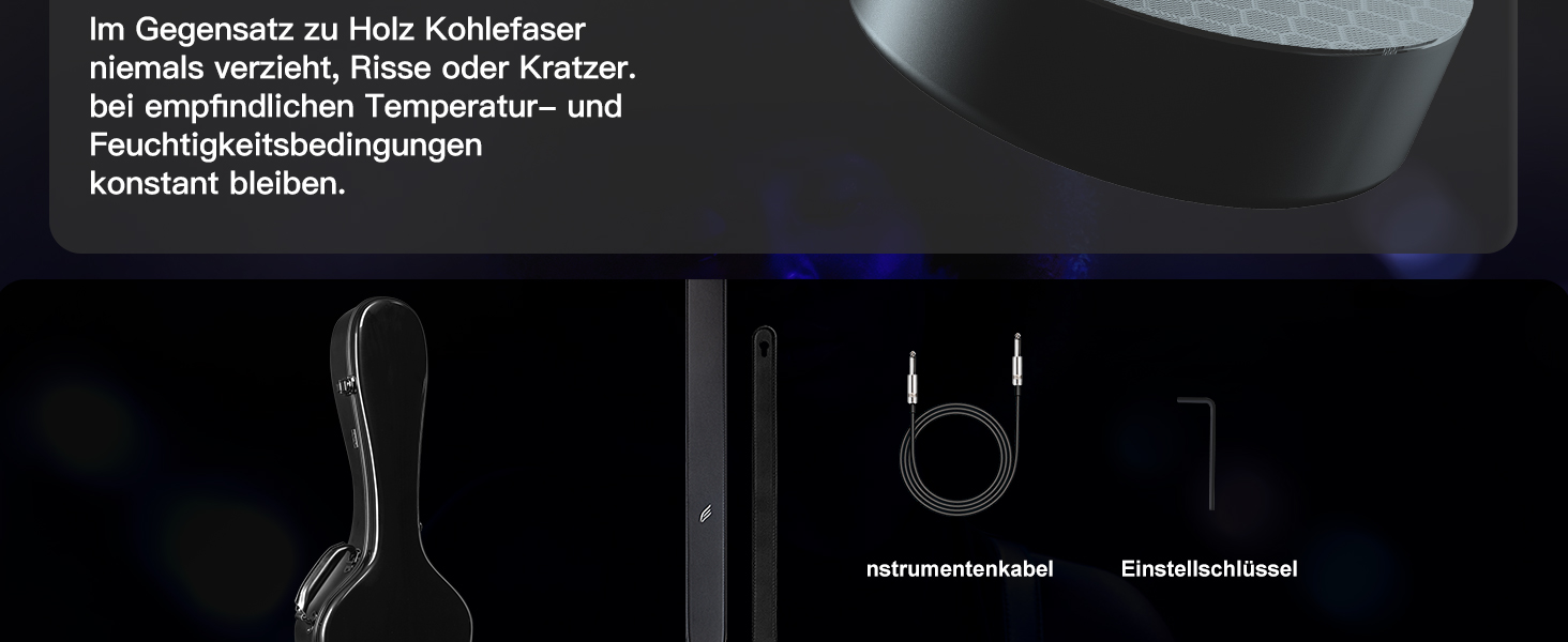 Електроакустична гітара Enya X4 Pro Mini 3/4 - Початковий набір для дітей та дорослих з підсилювачем Smart AcousticPlus, чорний колір