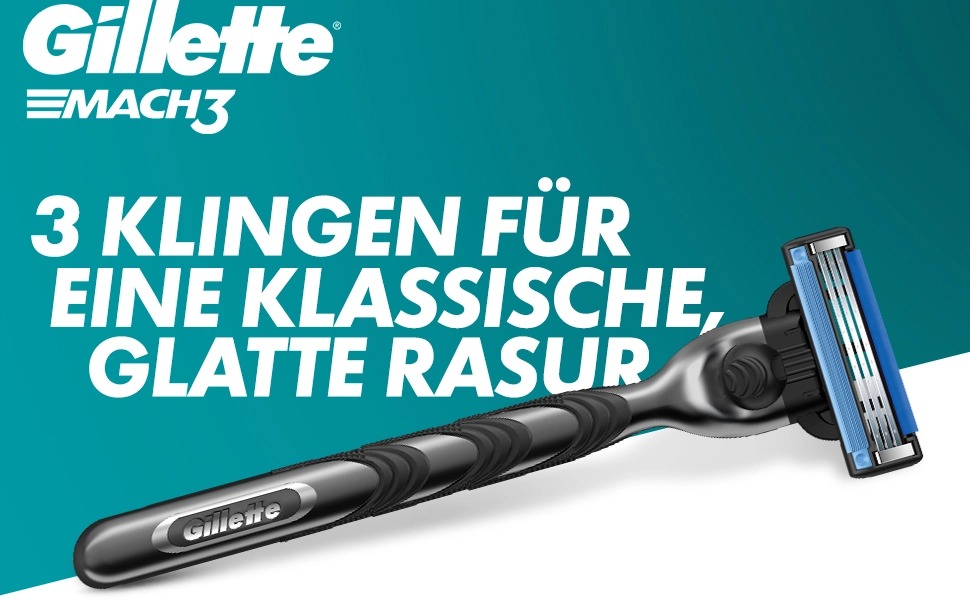 Смінні леза для чоловічої бритви Gillette Mach 3 Original, сині, 28 шт
