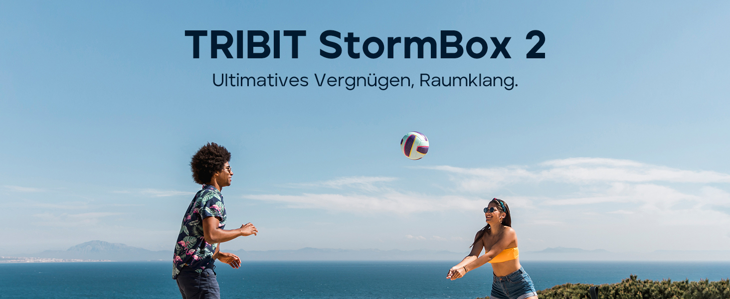 Tribit StormBox 2: Портативна Bluetooth колонка 34 Вт, IPX7, 24 год, XBass