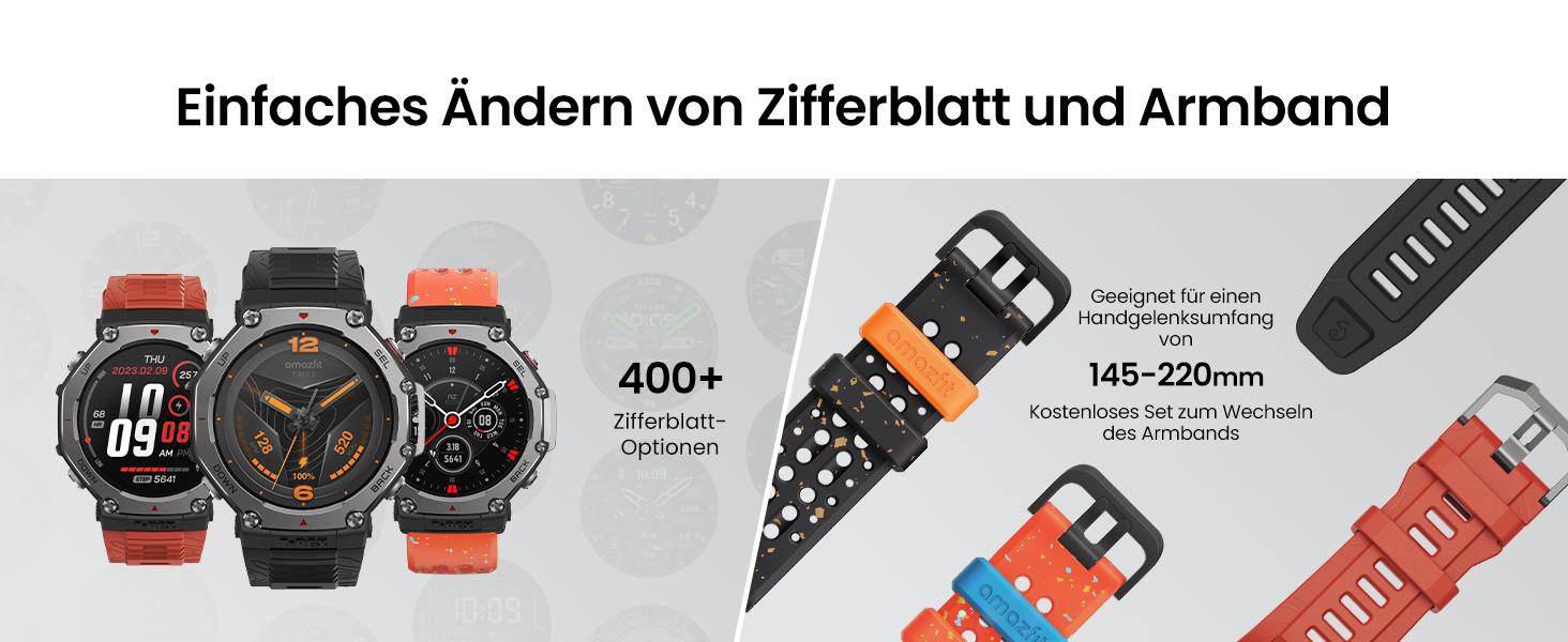 Смарт-годинник Amazfit T-Rex 3 Outdoor 48мм AMOLED GPS NFC Чорний