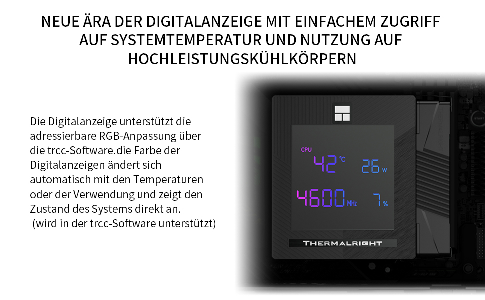 TR Phantom Spirit 120 EVO: цифровий кулер для CPU з дисплеєм, 7 теплових трубок, підтримка AM4/AM5/Intel lga1851/1700/1150/1151/1200/2011