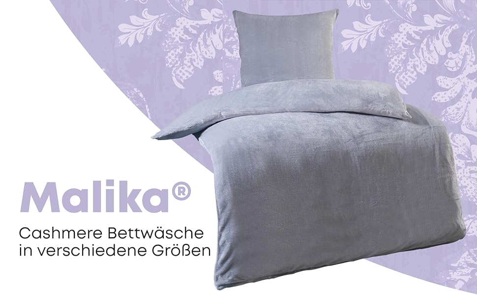 Комплект постільної білизни MALIKA Winter Plüsch, 3 шт., 135x200, 155x220, 200 см. М'який плюш, нікель-тедді, кашемір, кораловий фліс, колір бордо