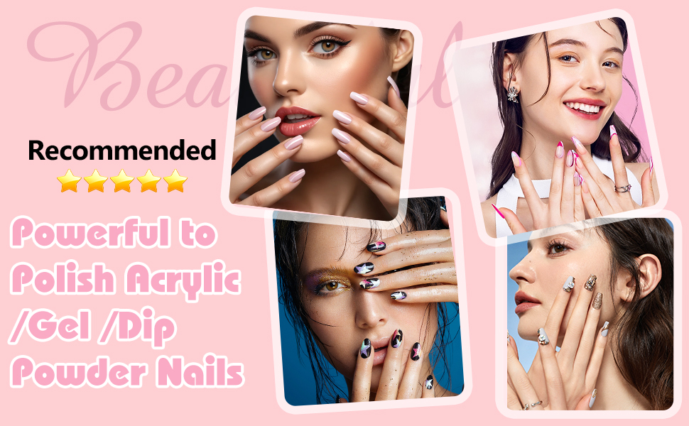 Електричний нагрівач для нігтів 2-в-1, професійний, 45000 об/хв, манікюрний набір, фрезер для гелю та акрилу