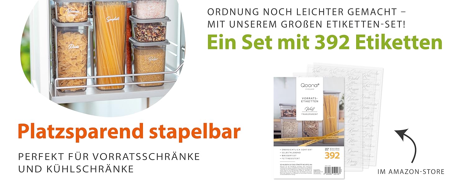 Герметичні контейнери для зберігання продуктів [Набір 12 шт] Антрацит - Складні, економія місця для кухні, банки для круп, контейнери для їжі, набір 12 штук
