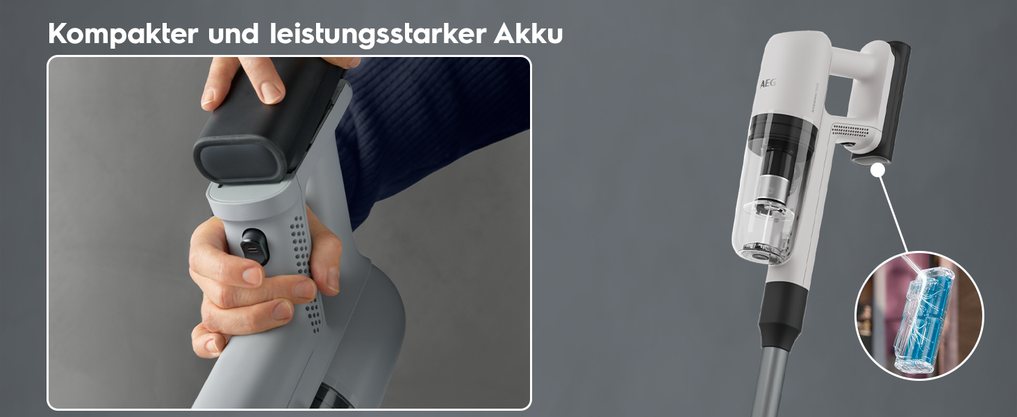 Бездротовий пилосос AEG Hygienic 7000: потужний, легкий, для алергіків, 40 хв роботи, 120 м², 5-ступенева фільтрація, для всіх поверхонь, автоматичний режим, з аксесуарами