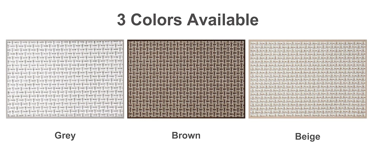 Килимок для дому, антиковзаюча підлога, килимок для вхідних дверей, 41x61 см, сірий