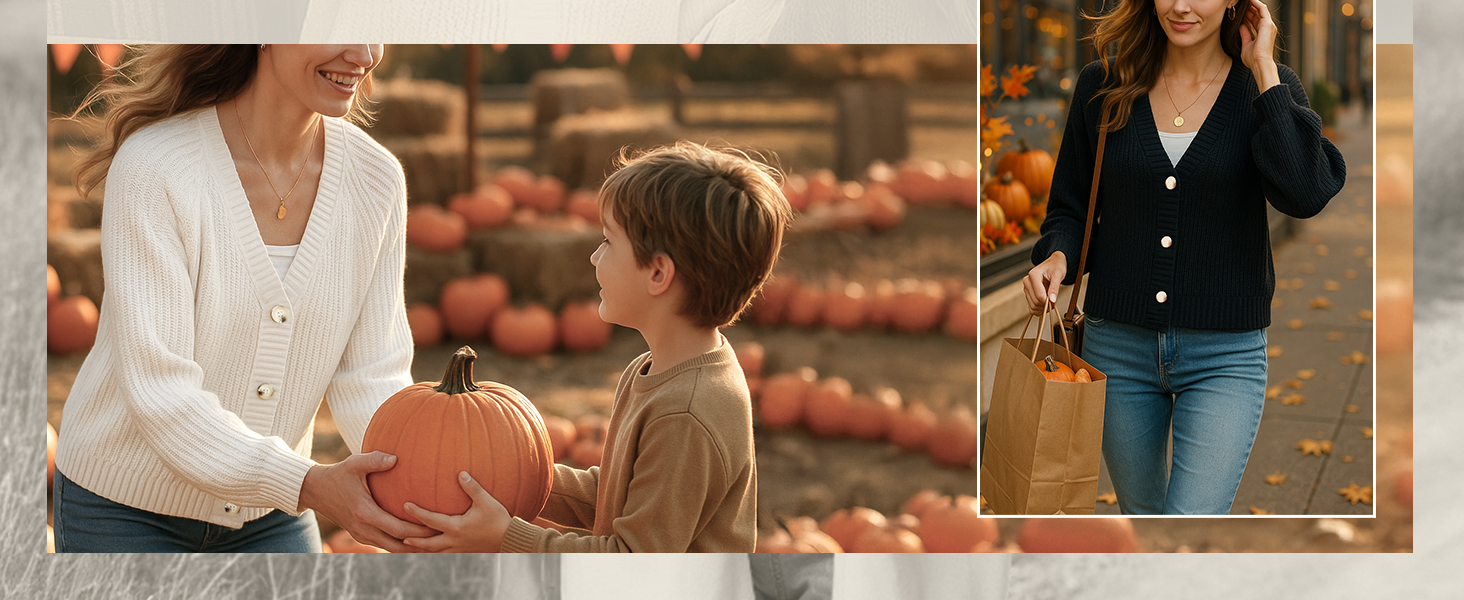 Жіночий в'язаний кардиган GRECEREE з V-подібним вирізом та ґудзиками, з кишенями (червоний, M)